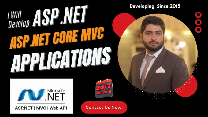 Gig Preview - Develop asp net core mvc web applications and apis