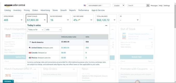 Gig Preview - Amazon online arbitrage dropshipping  fba fbm wfs