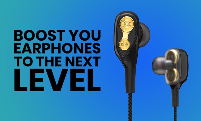 Gig Preview - Create your 3d realistic headphone or earphones