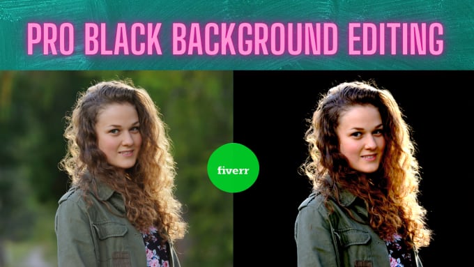 Gig Preview - Edit your photos into black background change as pro photo