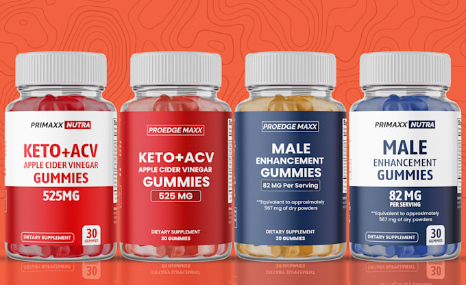 Bestseller - do supplement  label design or 3d bottle mockup