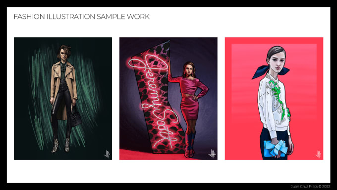 Gig Preview - Draw a custom fashion illustration or portrait