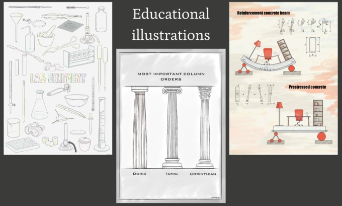 Bestseller - draw educational illustrations or infographics