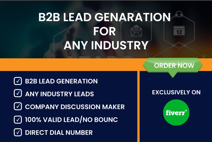 Gig Preview - Do b2b lead generation for any industry