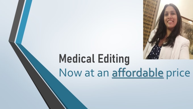 Gig Preview - Edit your manuscript for publication in medical journals