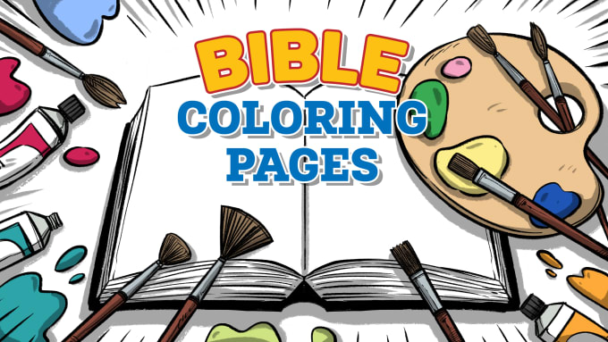 Gig Preview - Create bible coloring pages for your sunday school class