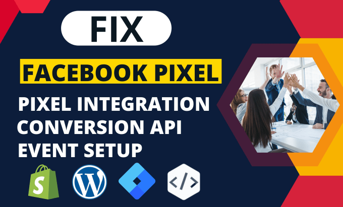 Gig Preview - Fix ios 14 update and setup facebook pixel, conversion API, fb pixel error