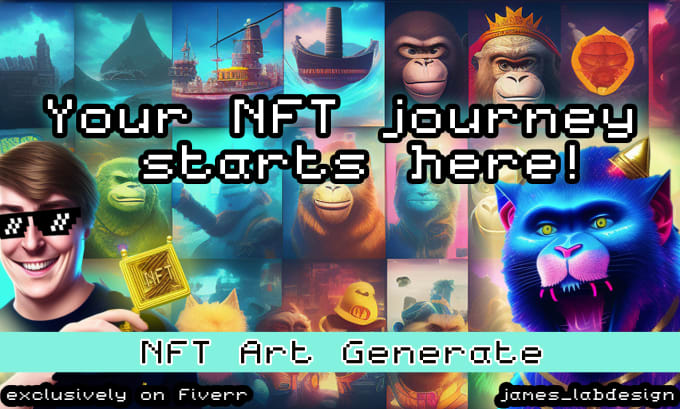 Gig Preview - Generate your nft collection, the right way, start at 100