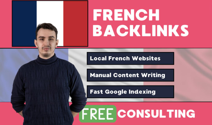 Gig Preview - Our agency will place french backlinks as local seo france link building