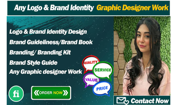 Gig Preview - Do business logo and brand identity ,brand book ,branding kit designer