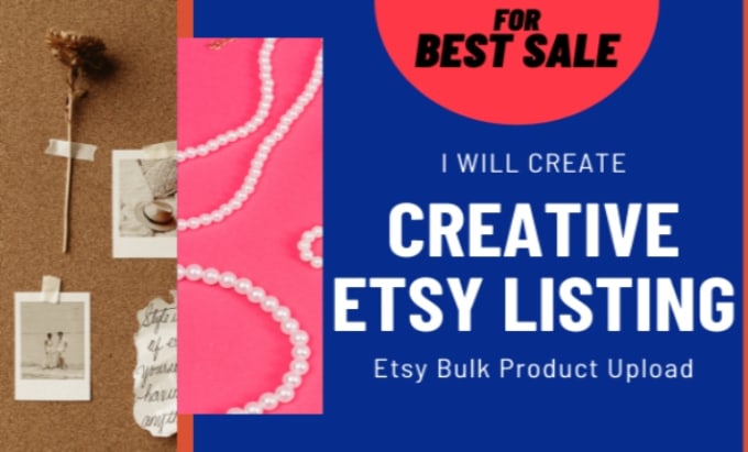 Gig Preview - Do imaginative etsy SEO product listings for the best sales