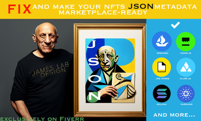 Gig Preview - Fix and make your nfts json metadata marketplace ready