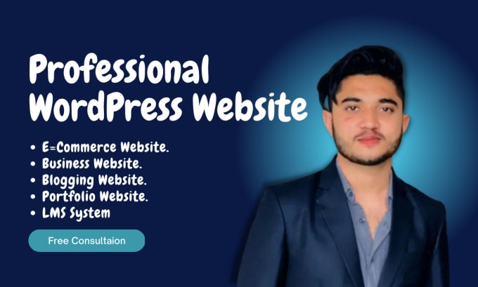 Gig Preview - Design a professional wordpress website