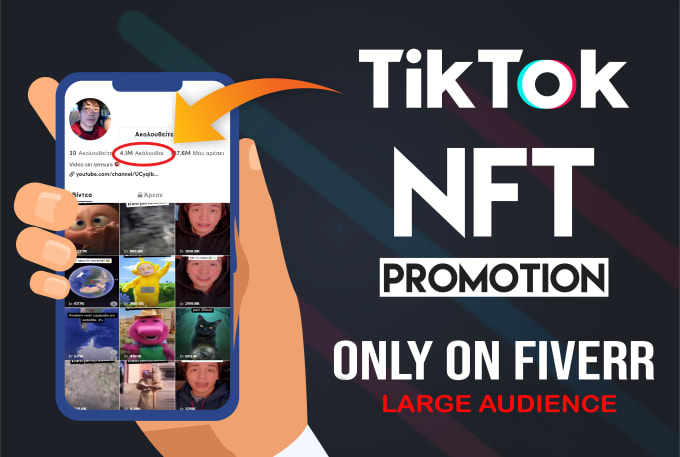 Gig Preview - Promote your airdrop nft or crypto game on tiktok to boost engagement