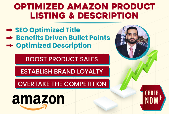 Gig Preview - Write SEO optimized amazon product listing and description that sells