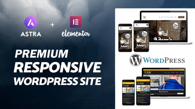 Gig Preview - Build a responsive wordpress website with pro version