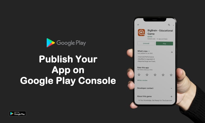 Gig Preview - Upload and publish your android app on the google play console