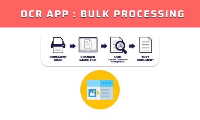 Gig Preview - Create an ocr app to covert bulk pdfs