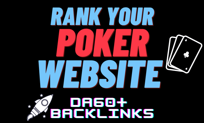 Gig Preview - Build powerful SEO campaign for your poker website