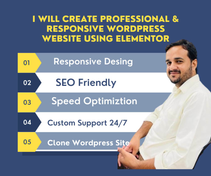 Gig Preview - Design build edit wordpress elementor expert website builder