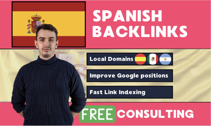 Gig Preview - Our agency will build espagnol backlinks for local mexico and spain seo