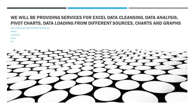 Gig Preview - Do task of data analysis in excel