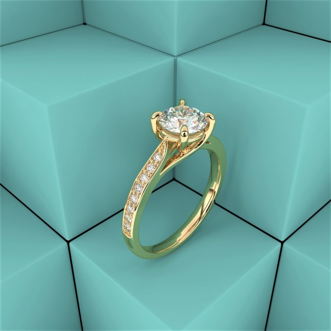 Gig Preview - Design new 3d model and rendering jewelry