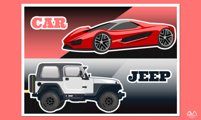 Gig Preview - Draw your car or any vehicle or anything in an amazing vector style