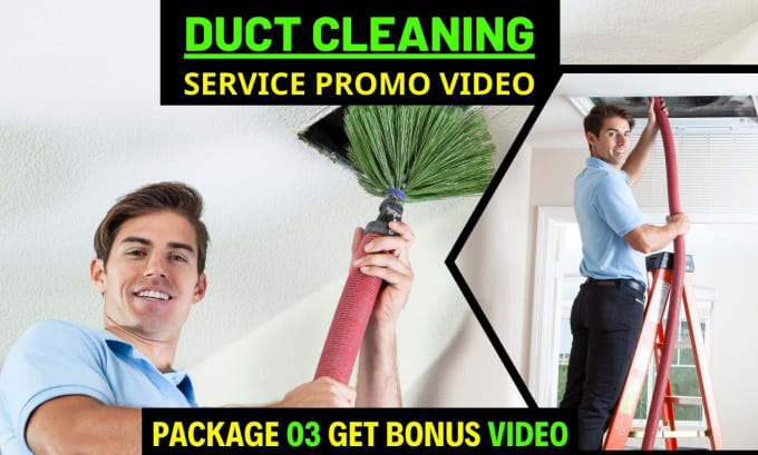 Gig Preview - Do cleaning service video or air duct cleaning service video