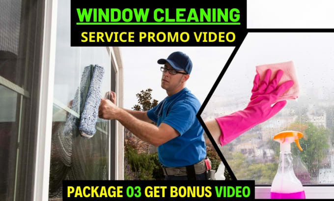 Gig Preview - Do cleaning service video or window cleaning service video