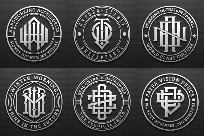 Gig Preview - Do clothing brand, urban streetwear font monogram logo with unlimited revision