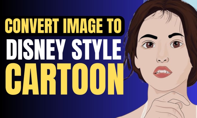 Gig Preview - Turn your portrait into a disney style cartoon illustration