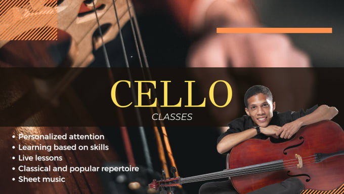 Gig Preview - Teach cello online in level