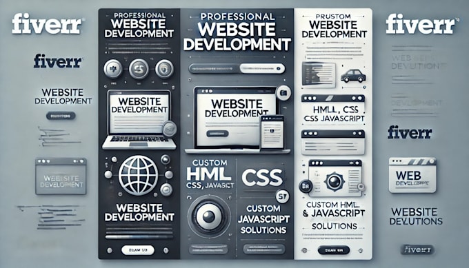 Gig Preview - Custom web development fast, secure, and responsive websites