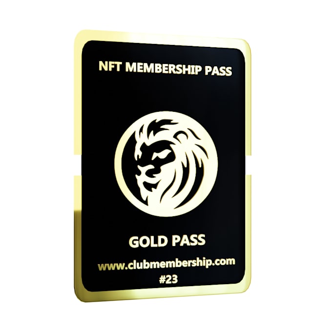 Gig Preview - Stunning 3d nft cards  animations custom membership  trading cards