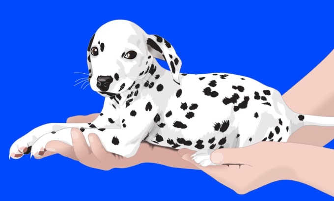 Gig Preview - Create cartoon illustration of your dog, cat, pet