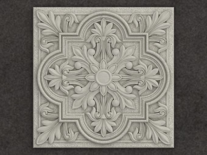 Gig Preview - Create a 3d tile shape for 3d printing