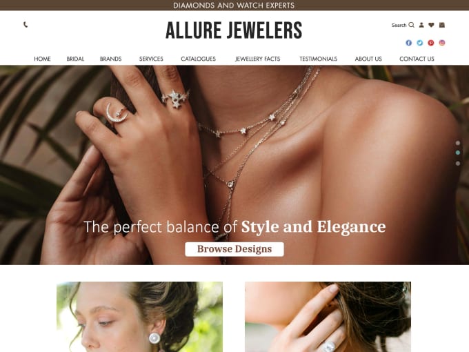 Bestseller - make banners for your jewelry website