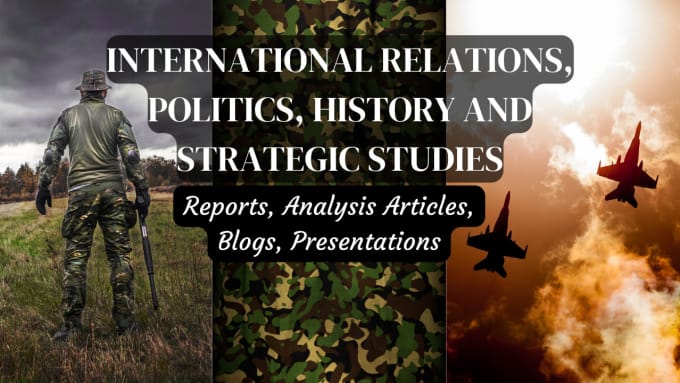 Bestseller - do reports, presentations, and analysis on ir, history, and politics