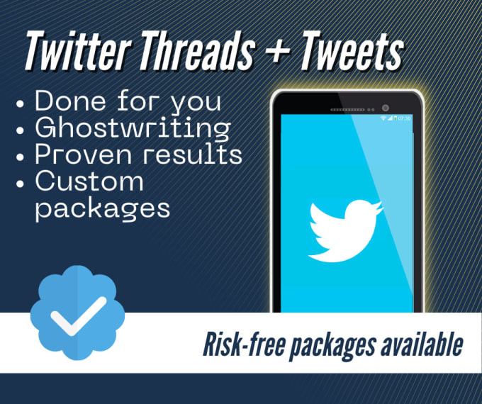 Gig Preview - Ghostwrite twitter x threads to grow your personal brand