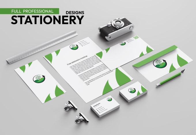 Gig Preview - Design business stationery,business card, letterhead,envolpe