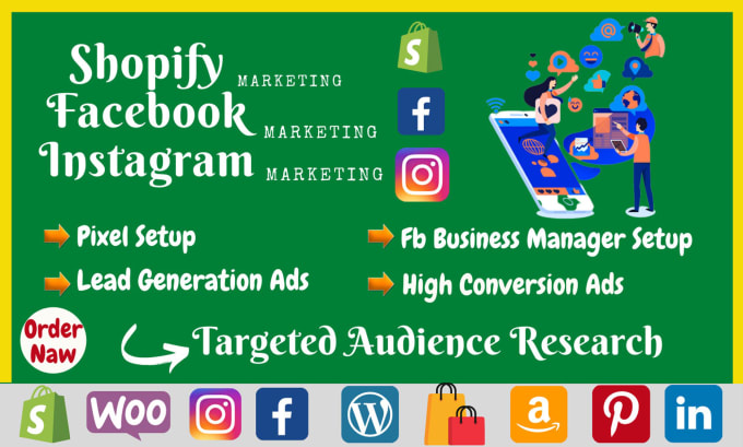 Gig Preview - Be your facebook ads campaign manager, run shopify ads campaign