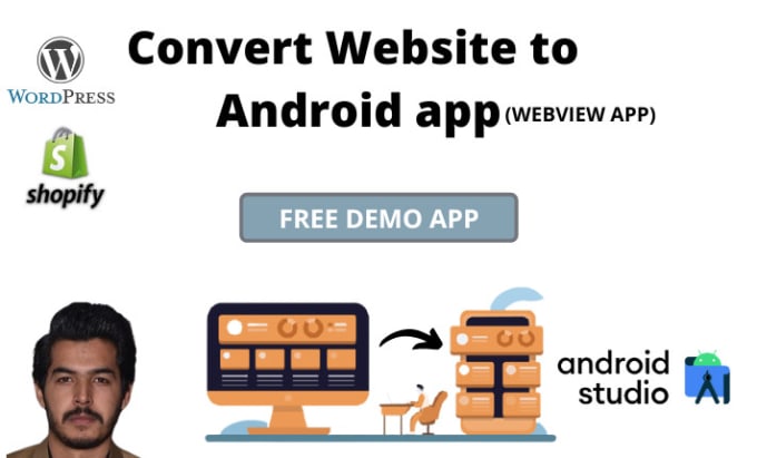 Gig Preview - Convert website to android app in 30 mins