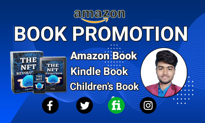 Gig Preview - Do amazon book promotion, kindle book, and ebook marketing