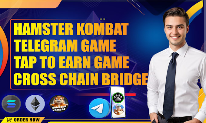 Gig Preview - Build hamster kombat, telegram game, tap to earn game and cross chain bridge