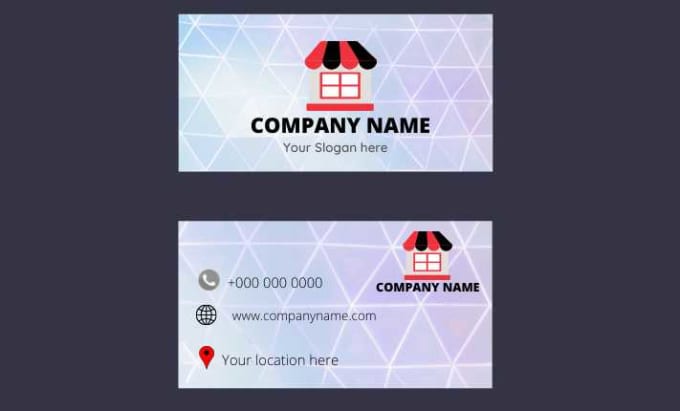 Gig Preview - Design  business card in 24 hours using canva