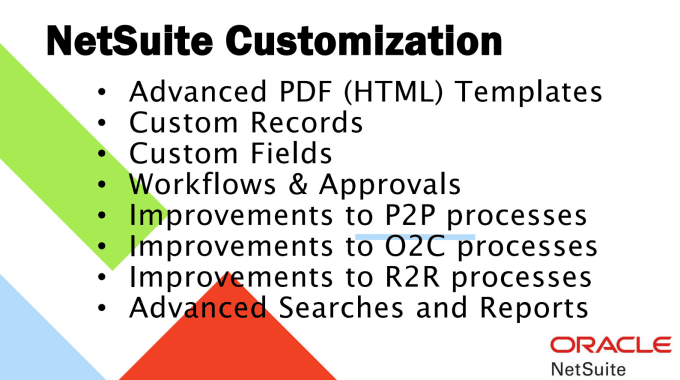 Gig Preview - Do all netsuite customisation