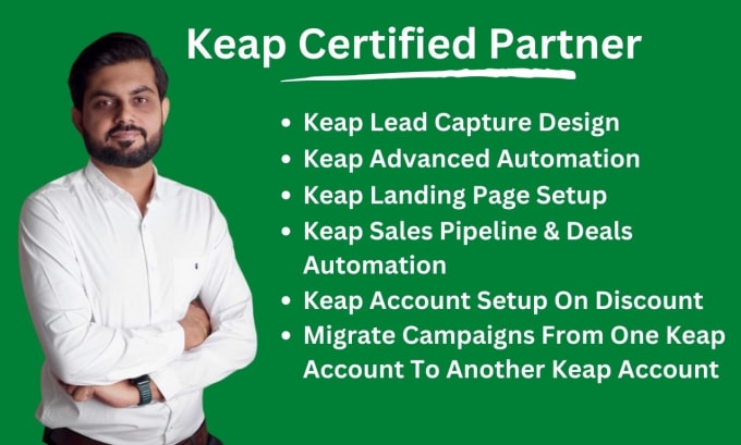 Gig Preview - Help you as a keap certified partner or infusionsoft certified partner