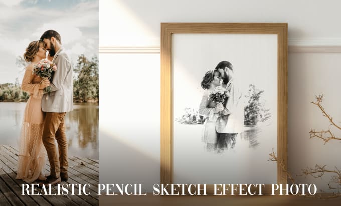 Bestseller - turn any photo to a beautiful pencil sketch drawing