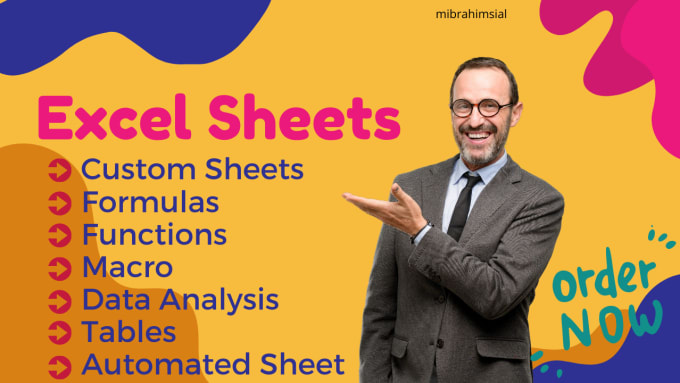 Gig Preview - Create custom excel spreadsheet with formulas